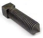 Square Head Set Screw, Cone Point, 1/2-13 x 2', Alloy Steel Case Hardened, Black Oxide, Full Thread (Quantity: 50) Coarse Thread, 1/2 inch Square Head Bolts, Length: 2 inch