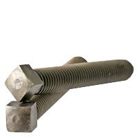 Set Screws Square Head - Alloy Steel - Case Hardened 1/4'-20 x 1/4' - Thermal Black Oxide (Quantity: 100) - Grub-Blind-Allen-Headless Screw