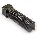 Square Head Set Screw, Cone Point, 5/8-11 x 2', Alloy Steel Case Hardened, Black Oxide, Full Thread (Quantity: 200) Coarse Thread, 5/8 inch Square Head Bolts, Length: 2 inch