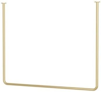 Clothes RackClothing Store Suspended Ceiling Metal Retail Clothing Garment Racks Wall Mounted Garment Rack Hanging Clothes Rack Detachable for Clothing Storage Display,Gold-100x100cm