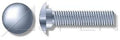 (9000pcs) 8-32X5/8 Carriage Bolts Round Head, Square Neck A307 Steel, Zinc Full Thread