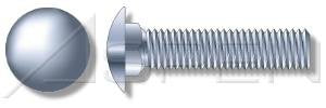 (9000pcs) 8-32X5/8 Carriage Bolts Round Head, Square Neck A307 Steel, Zinc Full Thread