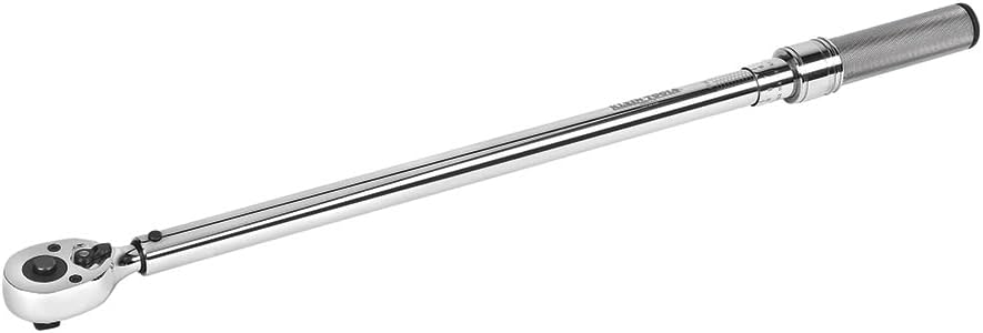 Klein Tools 57010 1/2-Inch Square Drive Torque Wrench, Micro-Adjustable Ratchet Head, 30 to 250-Foot-Pound