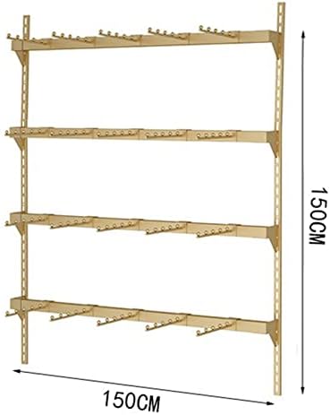 Multi-Functional Hanging Storage Rack, for Organizing Socks, Underwear, Jewelry, and Accessories - Space-Saving Wall Garment Display Solution