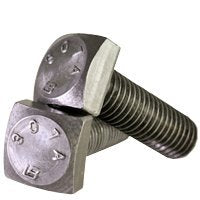 7/8'-9x4 1/2' (PT) Square Head Bolt, A307 Grade A, Plain (inch) (Quantity: 45)