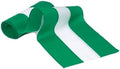 St. Patrick's Day Bunting - Indoor/Outdoor 3-Stripe Green & White Irish Pride Flag Banners, Patriotic Party Decorations, Made in the USA, 36' x 10 yards, Nylon, by Old Glory Bunting
