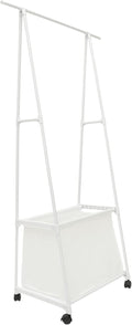 Holibanna Clothes Stand Wheels Multi Clothes Rack for Bedroom Hallway Bathroom Sturdy Garment Rack for Jackets Handbags Drying Versatile Storage