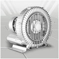 Regenerative Blower Air Filter 110V, 50HZ, Single Phase, High-Pressure Vortex Ring Blower, 0.24HP - 1.49HP, Industrial Vacuum Pump 0.74HP 50cfm, Aluminum Alloy(750W/1.01HP)