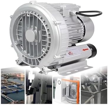 Regenerative Blower High Pressure Vortex Ring Blower Sewage Aeration Single Phase Turbine Aquaculture Vortex Air Pump 0.16HP - 2.04HP Electric Air Pump