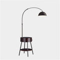 Floor Lamp Set Table and with LED Bulb, Desk Wireless Charger and USB Port, Modern Side Bedroom, Living Room, Office