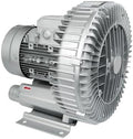 Regenerative Blower 50Hz High Pressure Ring Blower Fish Pond Aluminum Alloy Single Phase 110v Vortex, for Sewage Aeration 0.24HP/0.5HP/1.01HP/1.49HP，1100W/1.48HP