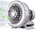 Single/Three Phase Vortex Ring Blower, Regenerative Blower High Pressure Sewage Aeration Vortex Single Phase Turbine Aquaculture Air Pump