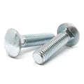(150 Pieces) 5/8-11x2-1/2' Grade 5 Round Head Square Neck Carriage Bolts UNC Coarse Full Thread Zinc Plated