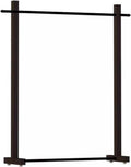 Rygcrud Freestanding Metal Iron Clothing Coat Racks, Heavy Duty Garment Rack - Hanging Clothes Organizer Rail for Display and Storage, Hallway, Entryway(100x40x155cm)