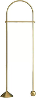 Adjustable Garment Rack Hanging Clothes Rack Flooring Bedroom Hanging Clothes Rack Simple Living Room Coat Rack Home Light Luxury Coat Rack Standing Hanger (Color : Gold)