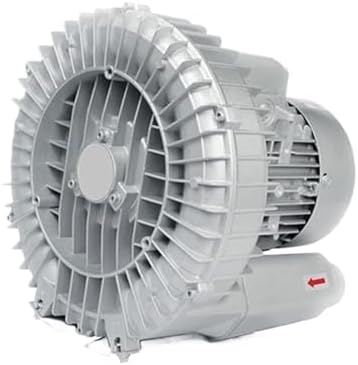 Regenerative Blower, 110V/220V Single/Three Phase Vortex Ring Blower High-Pressure, Side Channel, for Sewage Aera,Industrial Vacuum Pump(750W/1.01HP)