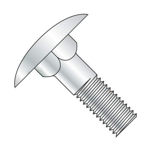 3/8 x 1-1/2' Steps Bolts A307 Grade A Zinc Plated Steel (Quantity: 300) Fully Threaded, Coarse Thread