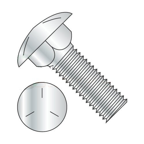 1/4-20 X 5/8' Carriage Bolts Grade 5 / Fully Threaded/Steel/Zinc (Quantity: 3500)
