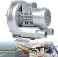550W Silent Regenerative Blower, 220V Portable Vortex Pump for Fish Ponds, Aquariums, Hydroponics, Farms, Kitchen & Bathroom - 0.74HP Aerator