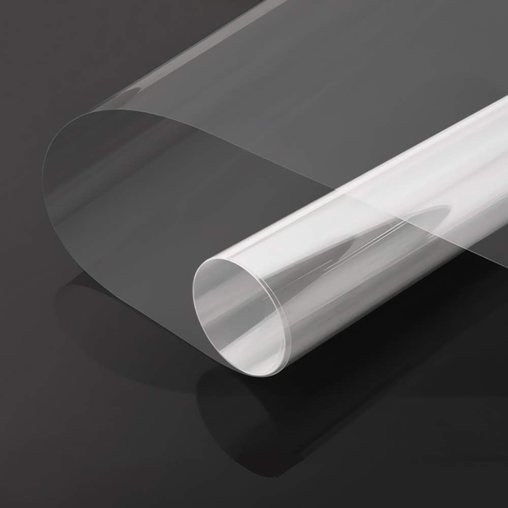 SUMAGITIN Clear Window Vinyl Security Film Self-Adhesive Anti Shatter Safety Window Glass Protection Sticker Heat Control Anti UV for Building Home and Office Glass 2MIL,24inch x 100feet