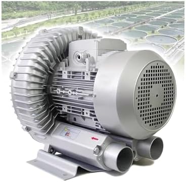 Regenerative Blower, Single/Three Phase Vortex Ring Blower, for Fish Tank Centrifugal, Industrial Vacuum Pump for Air Blowing Or Suction(550W/0.74HP)