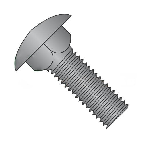 #10-24 X 3/8' Carriage Bolts/Fully Threaded/Steel/Black Oxide (Quantity: 8000)