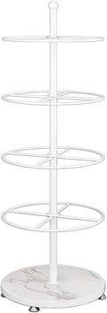 Clothing Rack Hanging socks display rack, underwear shelf, product hooks, scarves, accessories store, stall, rotating floor Bedroom(White)