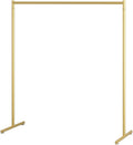 Metal Clothes Rail with Top Bar, Clothing Garment Rack for Hanging Clothes, Clothes Organizer for Bedroom, Laundry Room, Stable Feet, Load Capacity 176lbs (Color : Gold, Size : 80x40x130cm)