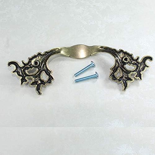 64mm Bronze Creative Vintage Furniture Handles Antique Brass Drawer Cabinet Pull 2.5' Vintage Bronze Dresser Cupboard Handle