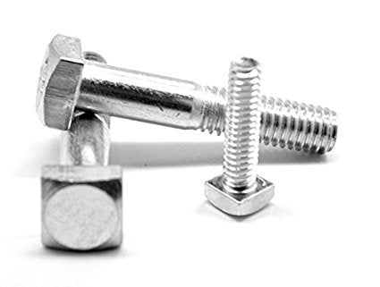 3/8'-16x3 1/2' (PT) Square Head Bolt, A307 Grade A, Zinc CR+3 (inch) (Quantity: 400)