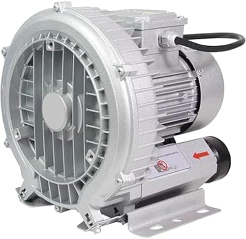 High-Pressure Vortex Ring Blower 110V 60Hz, 0.16-2.01HP for Sewage Aeration, Fish Pond & Aquarium, 250W/0.34HP, Efficient Air Pump for Water Treatment