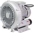 High-Pressure Vortex Ring Blower 110V 60Hz, 0.16-2.01HP for Sewage Aeration, Fish Pond & Aquarium, 250W/0.34HP, Efficient Air Pump for Water Treatment