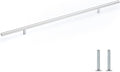 Pandora Solid Stainless Steel Bar Pull Handle for Drawer Kitchen Cabinet Hardware 22-inch T Pull - 25 Pack