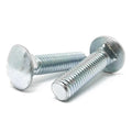 (625 Pieces) M8-1.25x40 Class 4.6 Round Head Square Neck Carriage Bolts Zinc