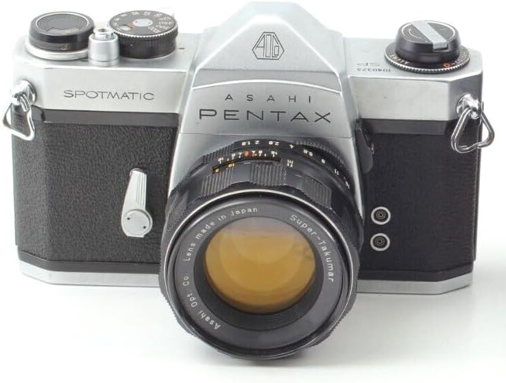 Asahi Pentax Spotmatic SLR Professional 35MM Film Camera Honeywell - Lens Bundle (Renewed)