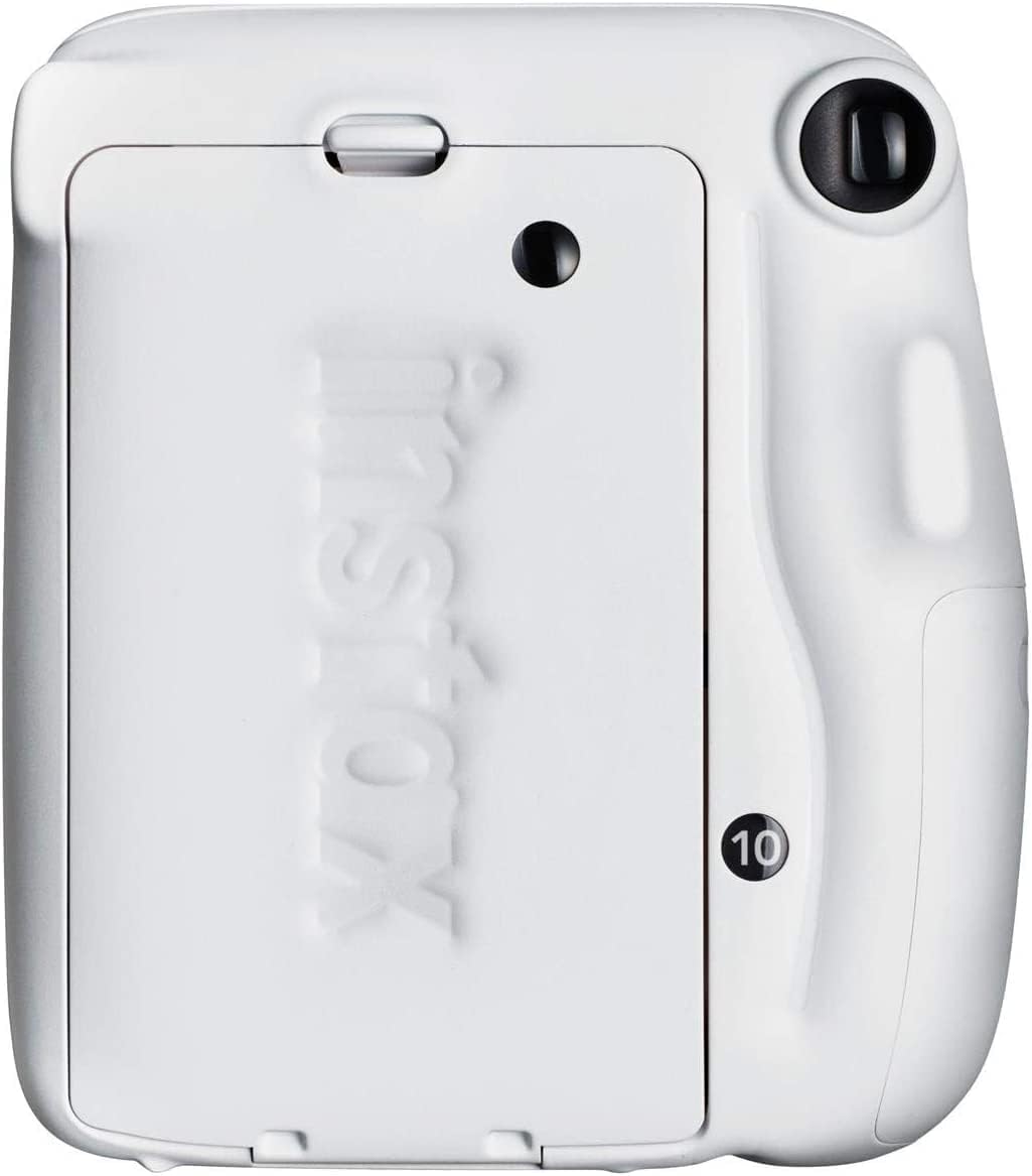 Fujifilm Instax Mini 11 Instant Film Camera, Ice White - with Fujifilm instax Mini Instant Daylight Film Twin Pack, 20 Exposures