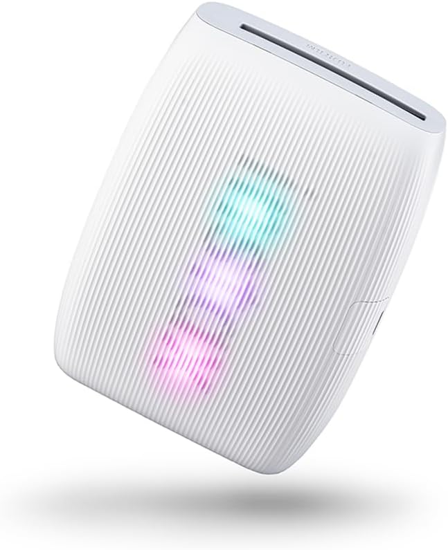 Fujifilm Instax Mini Link 3 Wireless Smartphone Printer, White, Bundle with 20 Exposures Instant Daylight Film and Photo Album