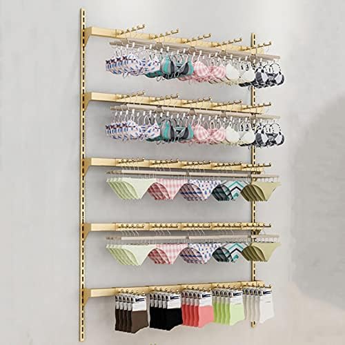 Multi-Functional Hanging Storage Rack, for Organizing Socks, Underwear, Jewelry, and Accessories - Space-Saving Wall Garment Display Solution