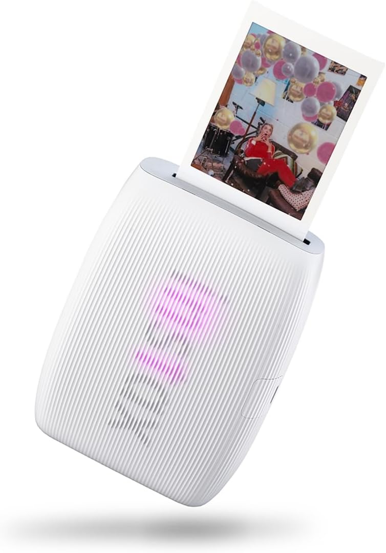 Fujifilm Instax Mini Link 3 Wireless Smartphone Printer, White, Bundle with 20 Exposures Instant Daylight Film and Photo Album