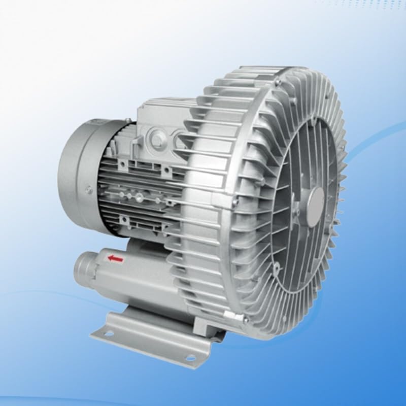 Regenerative Blower 0.16HP - 1.49HP, 110V 50Hz Vortex Blower, Single Phase for Air Blowing or Suction, Ideal for Sewage Aeration and Aquariums, 350W/0.47HP