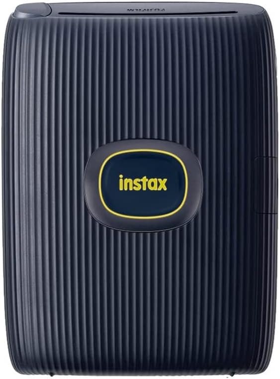 Fujifilm Instax Mini Link 2 Smartphone Printer Plus Instax Mini Films 20 Pack. Plus Stickers. Bonus All-Purpose Microfiber Cloth (Space Blue)…