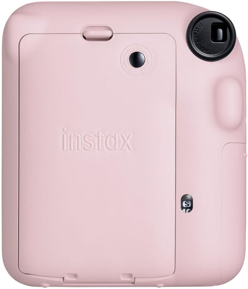 Fujifilm INSTAX MINI 12 Instant Film Camera Bundle, Includes: INSTAX Mini Film (20 Exposures), INSTAX Mini 12 Case and More (5 Items) (Blossom Pink)
