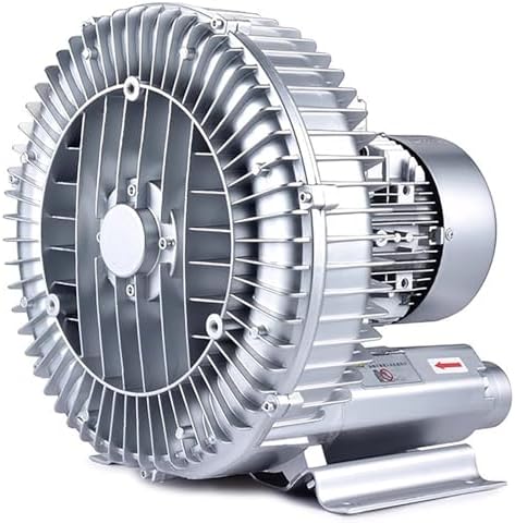 High Pressure Regenerative Blower, Vortex Air Pump for Industrial Use, Dual Purpose Blowing & Inhaling, Ideal for Sewage Aeration & Aquarium Fish Pond (245 * 220 * 250mm)