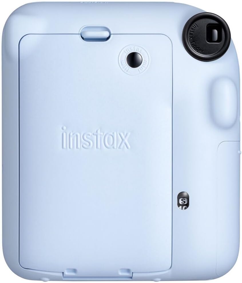 Fujifilm INSTAX MINI 12 Instant Film Camera Bundle, Includes: INSTAX Mini Film (20 Exposures), INSTAX Mini 12 Case and More (5 Items) (Pastel Blue)