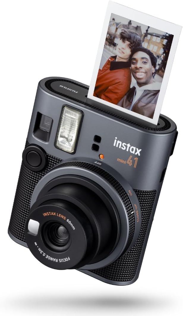 Fujifilm Instax Mini 41 Instant Film Camera with Sunshine Photo Bundle.., (Camera + 4 Twin Pack)