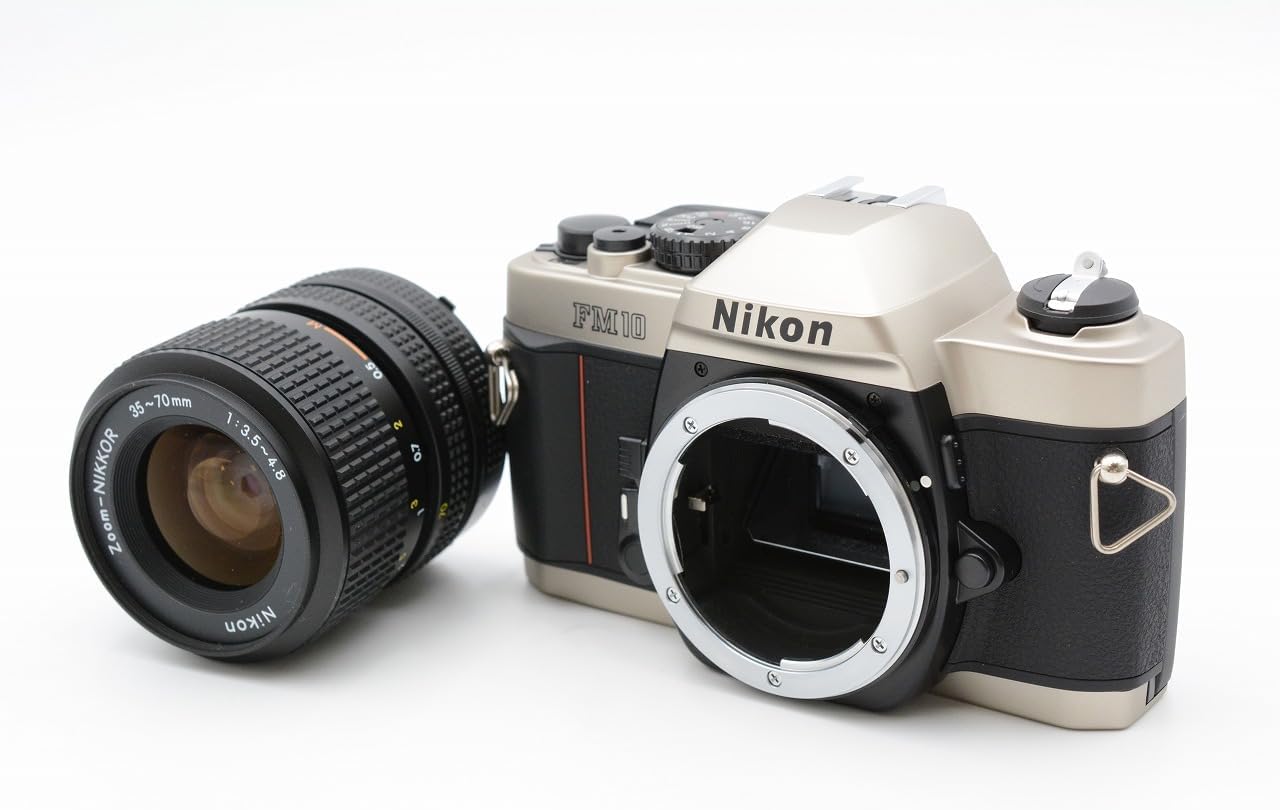 Nikon FM10 Digital SLR Camera Kit with Housing and AI Lens 35-70 mm F/3.5-4.8 Silver