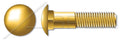 (1100 pcs) 1/4'-20 X 2-1/2', Carriage Bolts, Round Head, Square Neck, Steel, Yellow Zinc