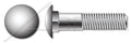(1600 pcs) 1/4'-20 X 2, Carriage Bolts, Round Head, Square Neck, 316 Stainless Steel