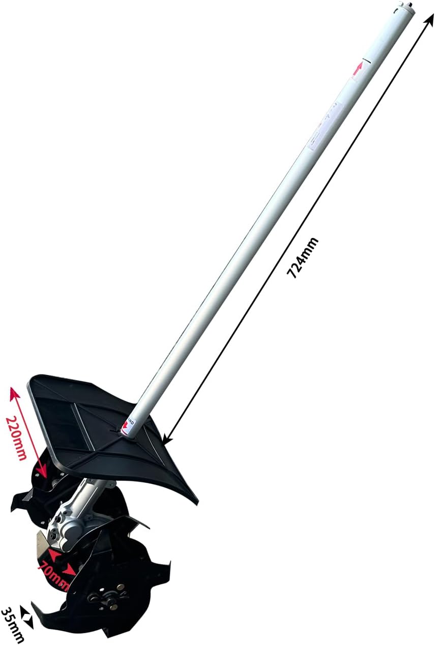 Cultivator Trimmer Attachment Compatible with Popular Motor Heads Like the KM 55, 94, and 111, and Grass Sting Trimmer Head 、BrushCutter Head and Lithium-ion Multi Head System