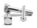 7/8'-9 x 3 1/2' A307 Grade A Square Head Machine Bolt Low Carbon Steel Zinc Plated Pk 70